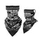 Tour de cou moto Beyond Dreams noir et blanc avec fixation oreilles pour motards