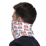 Calentador de cuello blanco para motociclistas - Ruta 66 - Vignette | Boutique biker