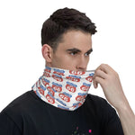 Calentador de cuello blanco para motociclistas - Ruta 66 - Vignette | Boutique biker