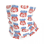 Calentador de cuello blanco para motociclistas - Ruta 66 - Vignette | Boutique biker