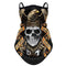 tour de cou moto long crâne avec aigle, design biker audacieux, accessoire respirant avec fixation oreilles, protection coupe-vent