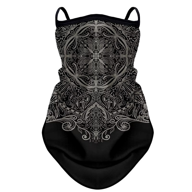 tour de cou moto long mandala pour homme et femme, confortable, chaud et respirant, idéal sous casque et temps froid