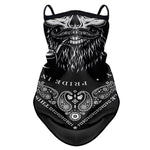 Scaldacollo per moto - Teschio e sigaretta - Vignette | Boutique biker