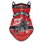 tour de cou moto long vintage rouge, chaud et respirant, fixation oreilles, compatible casque moto, style rétro élégant