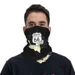 Tour de cou moto noir - Route 66 - Vignette | Boutique biker