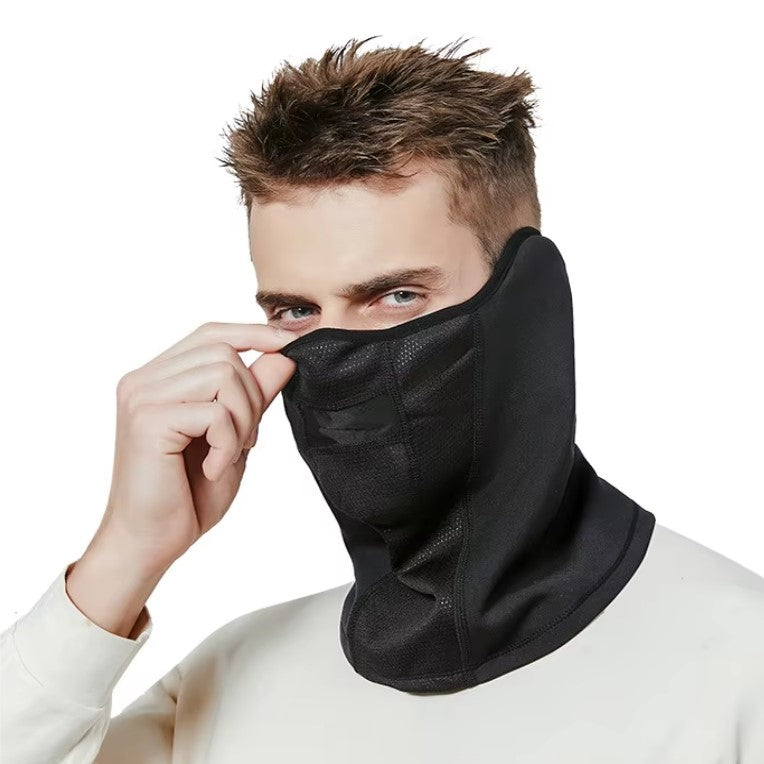 Tour-de-cou-moto-noir-hiver-profil