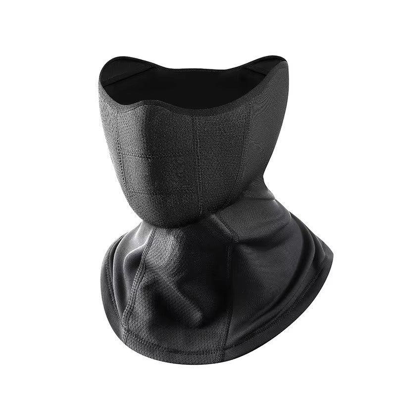 tour de cou moto noir pour l’hiver, tissu chaud coupe-vent et imperméable, unisexe, confortable, compatible casque moto