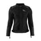 Veste cuir femme moto noire homologuée CE avec protections