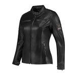 Chaqueta de moto para mujer AA - Jack Joyce V2 Negro brillante - Vignette | Boutique biker