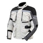 Giacca moto da uomo - Trekk bianca - Vignette | Boutique biker