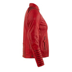 Giacca da motociclista da donna AA - Giacca rossa Amanda - Vignette | Boutique biker