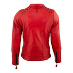 Giacca da motociclista da donna AA - Giacca rossa Amanda - Vignette | Boutique biker