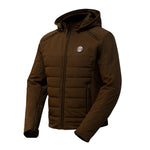 Chaqueta de moto para hombre - Softshell marrón - Vignette | Boutique biker