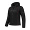 Blouson moto femme Rusty Stitches Jack Naomi AA cintrée, détails rose fuchsia, homologuée CE.