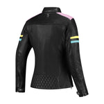 Chaqueta de moto para mujer AA - Jack Joyce V2 Negra y Pastel - Vignette | Boutique biker