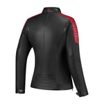 Blouson de moto femme A - Jack Alice noir et rouge - Vignette | Boutique biker