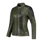 Giacca da moto da donna A - Jack Alice verde - Vignette | Boutique biker