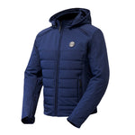 Giacca da motociclista da uomo - Softshell blu - Vignette | Boutique biker