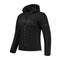 Blouson moto femme Rusty Stitches Jack Naomi noir, coupe ajustée softshell, 4 saisons.