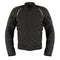 Blouson moto homme été S-Line noir, ventilé Hard Mesh, protections CE.