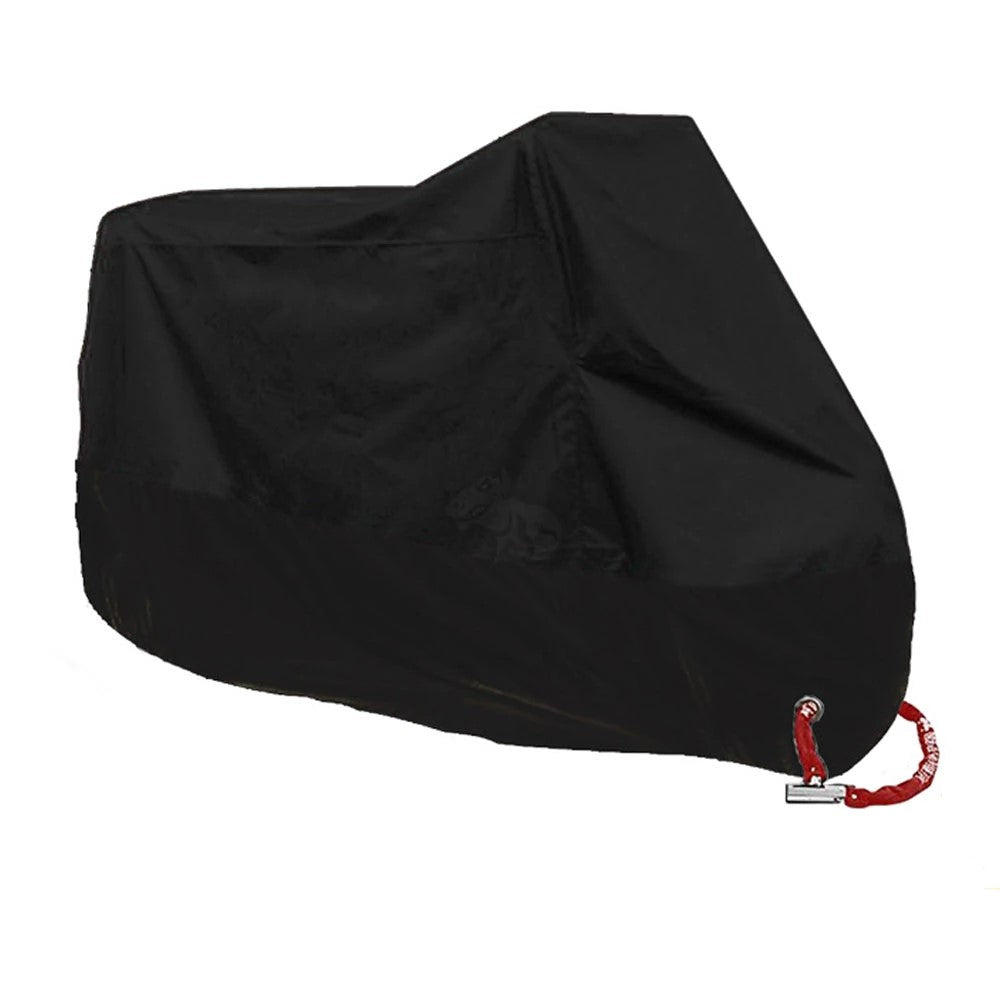 Bâche de protection moto et scooter 100% étanche avec œillet antivol, résistante au soleil, à la pluie et au vent