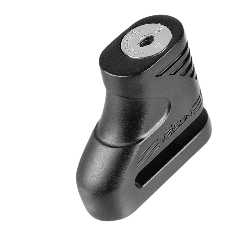 bloque disque antivol veison noir en acier ipx7 pour moto et scooter avec clé sécurisée