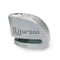 Bloque disque moto Urban gris avec alarme 120dB compact acier trempé étanche