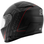 Casco moto modulare + Pinlock - S550 Nero e Rosso - Vignette | Boutique biker