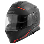 Casco moto modulare + Pinlock - S550 Nero e Rosso - Vignette | Boutique biker
