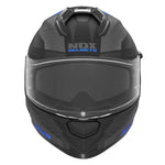 Casque intégral - Carver Noir mat & Bleu - Vignette | Boutique biker
