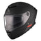 casque intégral MT noir mat pour motard homme urbain