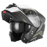 Casco modulare - N967 Conquer kaki arancio opaco - Vignette | Boutique biker