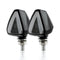clignotants moto led universels puissants noirs homologués route