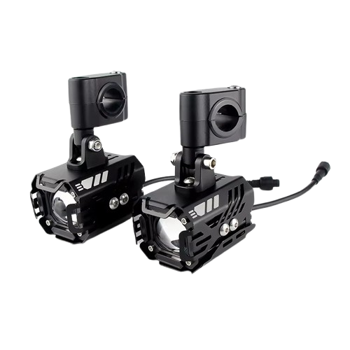 Feux additionnels LED moto 80W longue portée compatibles 1200GS et motos trail