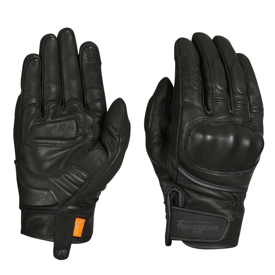 gants moto mi-saison Furygan Jet All Season D3O noir cuir homme homologués étanches tactiles