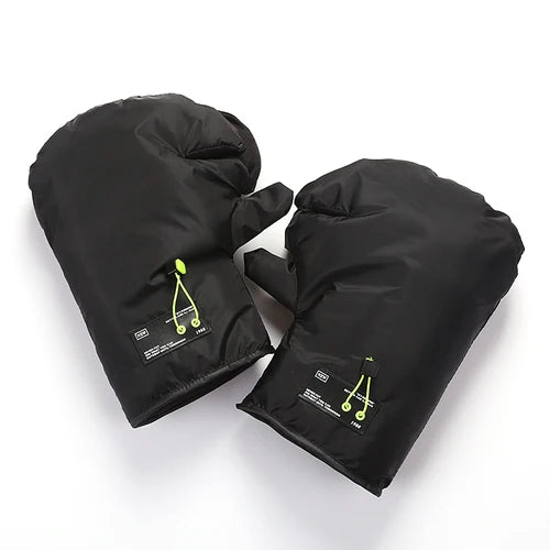manchons hiver universels moto scooter noirs étanches grand froid