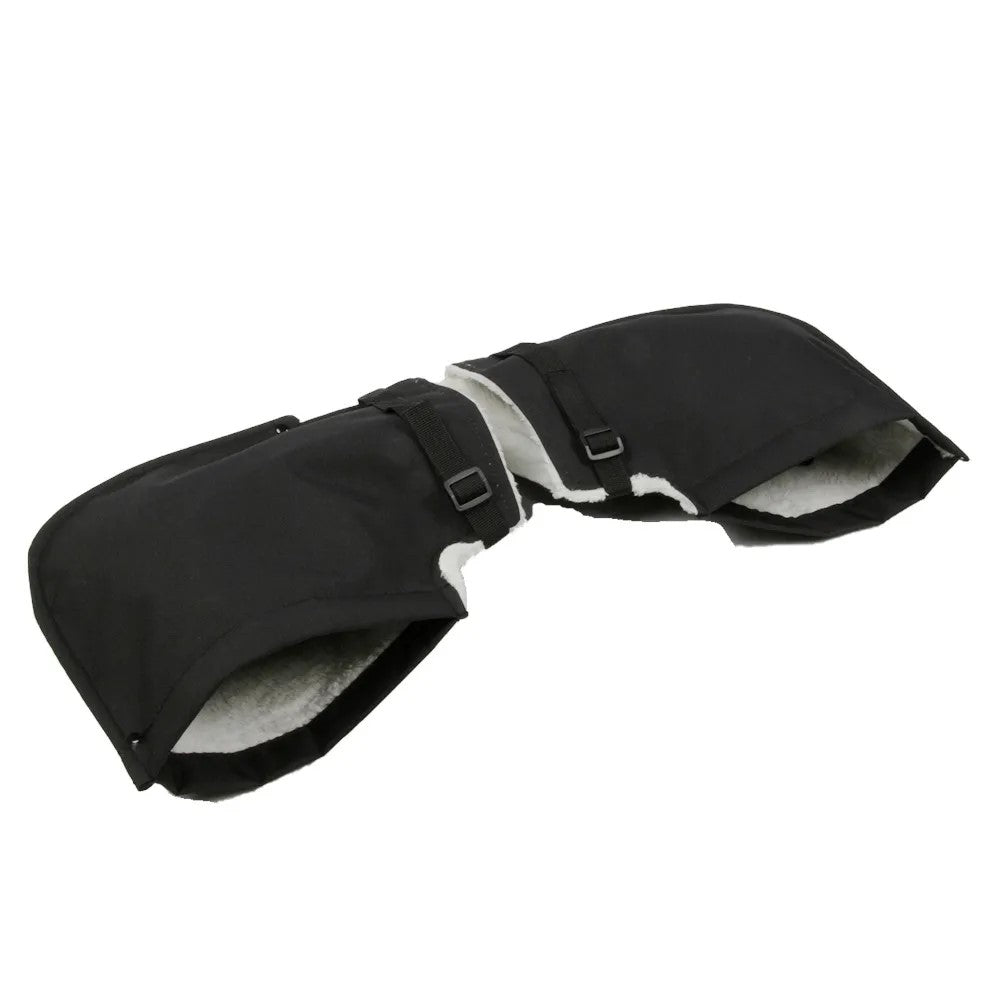 manchons hiver moto scooter universels étanches doublure peau d’agneau tissu oxford