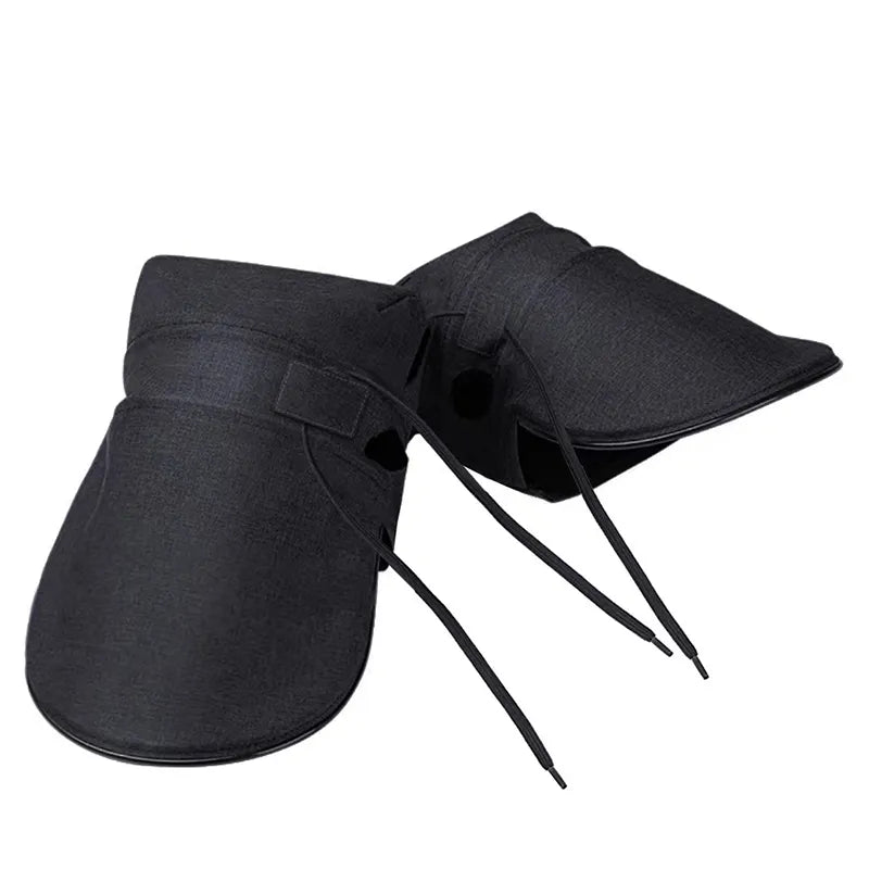 manchons hiver moto scooter universels étanches nylon noir gris doublés grand froid