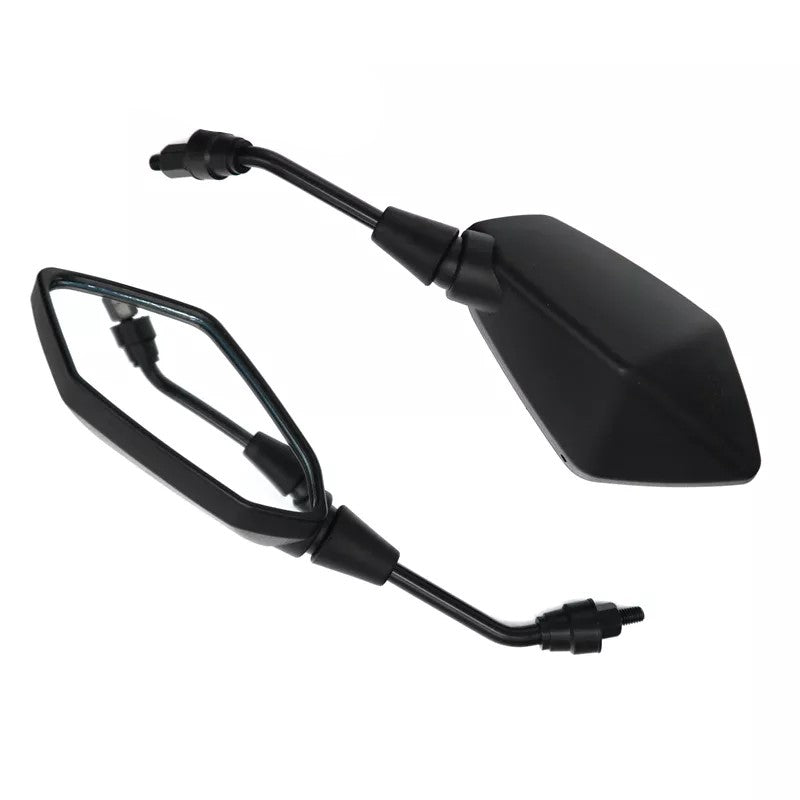 rétroviseur universel plastique noir pour scooter et moto urbains