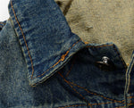 Gilet in denim da motociclista strappato - Vignette | Boutique biker