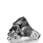 Anillo de moteros - Rosa rebelde - Vignette | Boutique biker