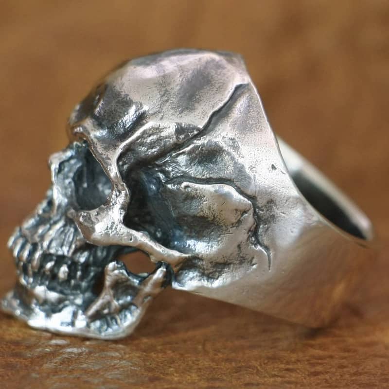 Chevaliere biker argent | Boutique biker