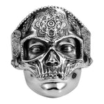 Anillo de moteros - Rosa rebelde - Vignette | Boutique biker