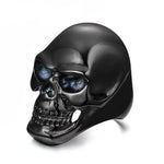 Bague biker - Blue Eyes Reaper - Vignette | Boutique biker