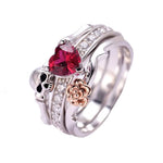 Anello da motociclista - Teschio gotico - Vignette | Boutique biker