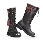 Botas de motociclista - Negras y rojas - Vignette | Boutique biker