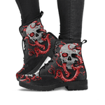 Bottines biker - Tête de mort - Vignette | Boutique biker