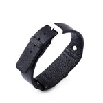 Bracciale biker in pelle - Teschio gotico - Vignette | Boutique biker