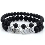 Pulsera de motociclista con perla - Vignette | Boutique biker