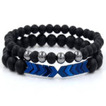 Pulsera de motociclista con perla - Vignette | Boutique biker